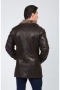 Мужская кожаная куртка из натуральной кожи на меху с воротником 3600039-2
